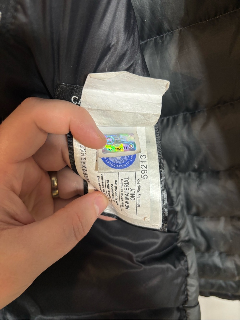 Canada Goose Camp Hooded Jacket Down Winter Small Flaw - Picture 5 of 11